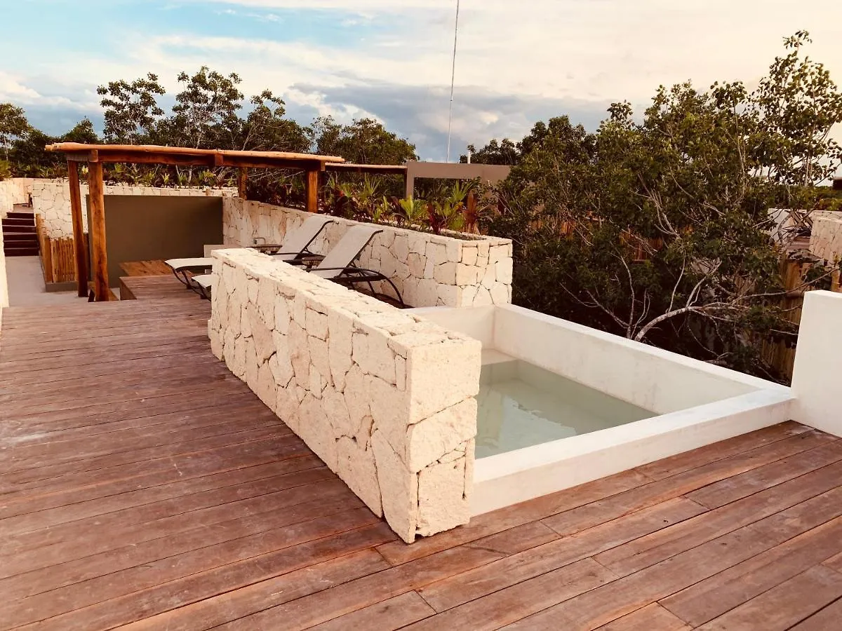 Vida Jungle Boho Apart 13 With Special Fee To Access Hotel Bardo Tulum Apartment